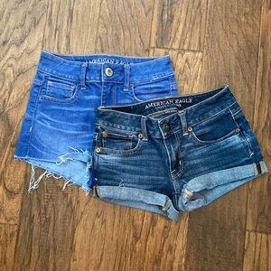 American eagle jean shorts